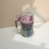 Pink lid glass oil pot, pure titanium wine pot, Guotai stainless steel wine pot and wine set Specification image
